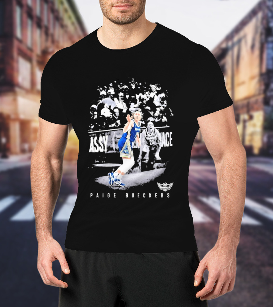 Alysha Clark Assist Paige Bueckers Wings T-Shirt