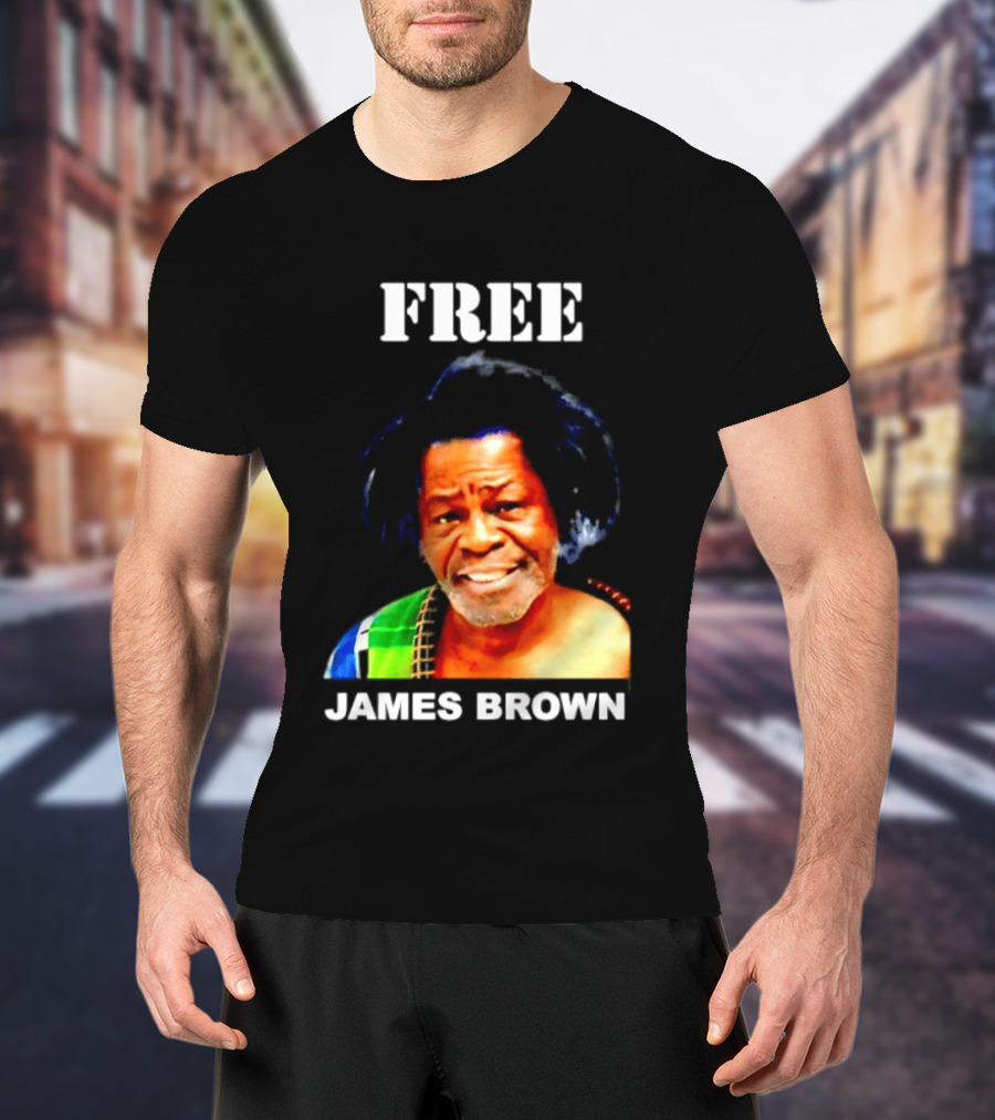 FREE James Brown Godfather Of Soul Funk T-Shirt