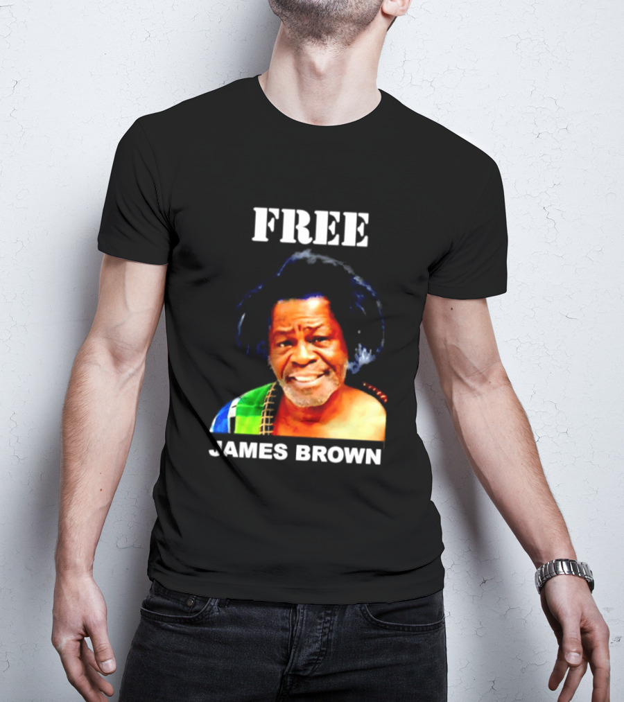 FREE James Brown Godfather Of Soul Funk T-Shirt