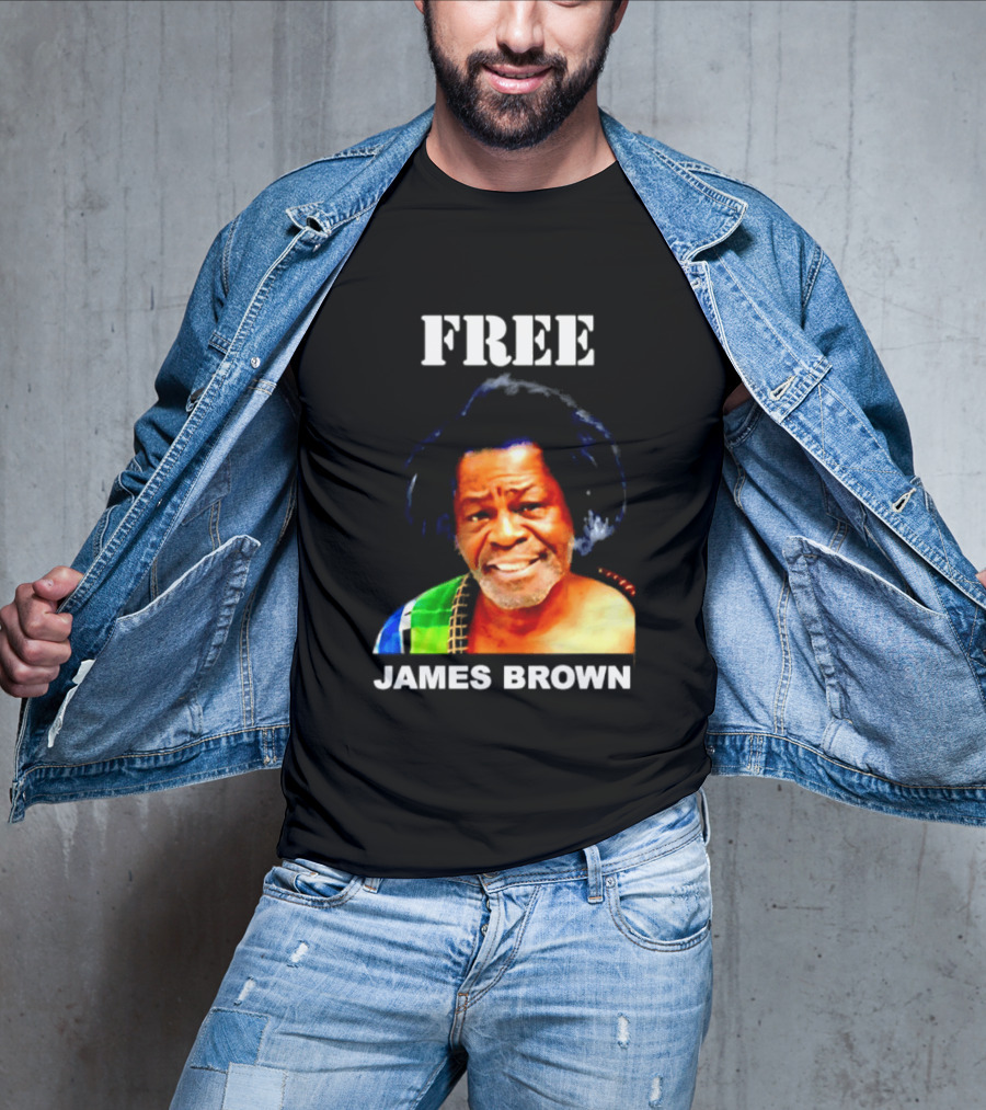 FREE James Brown Godfather Of Soul Funk T-Shirt