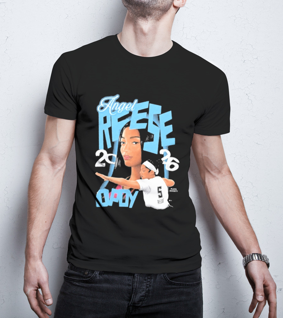 Angel Reese 2026 DPOY Basketball Player T-Shirt