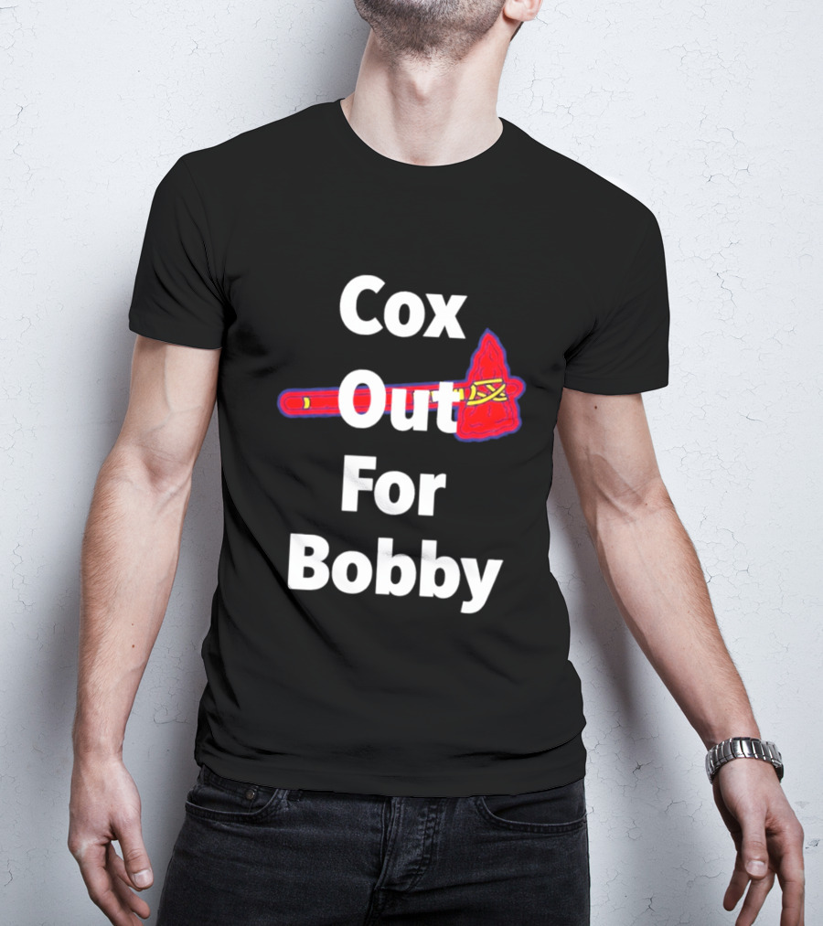 Atlanta Braves Cox Out For Bobby Game Day Celebration T-Shirt