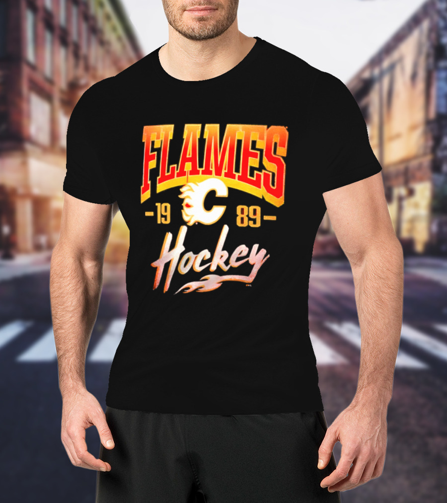 Calgary Flames 1989 Hockey Made To Last T-Shirt
