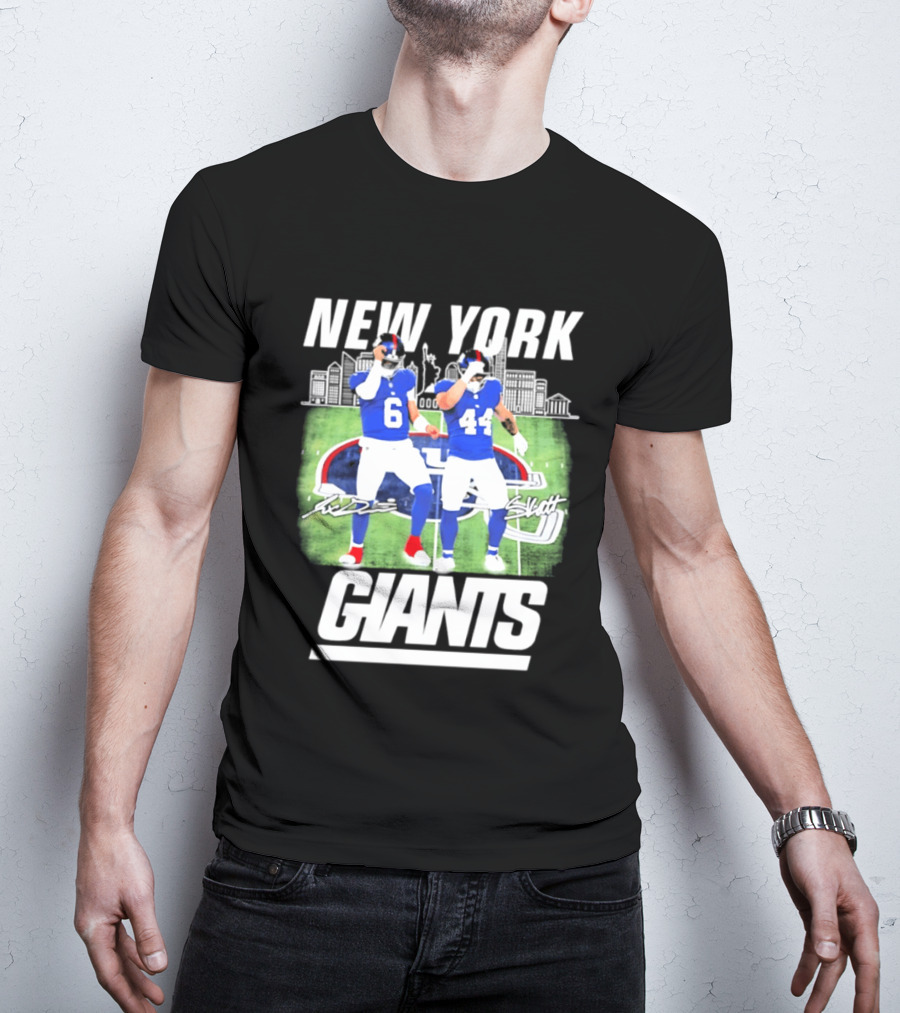 New York Giants Jaxson Cam Signatures Stadium T-Shirt
