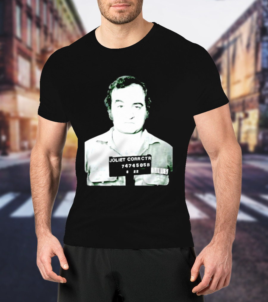John Belushi Joliet Correctional Blues Shot 7474505B T-Shirt