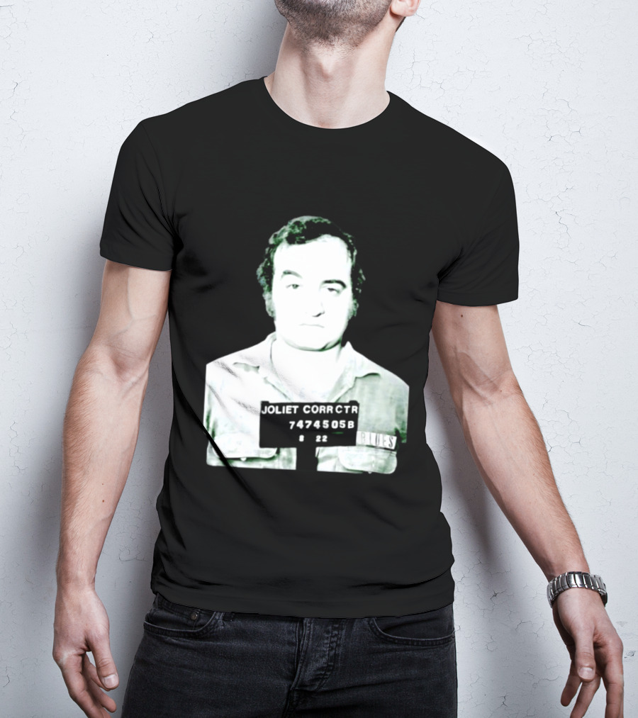 John Belushi Joliet Correctional Blues Shot 7474505B T-Shirt
