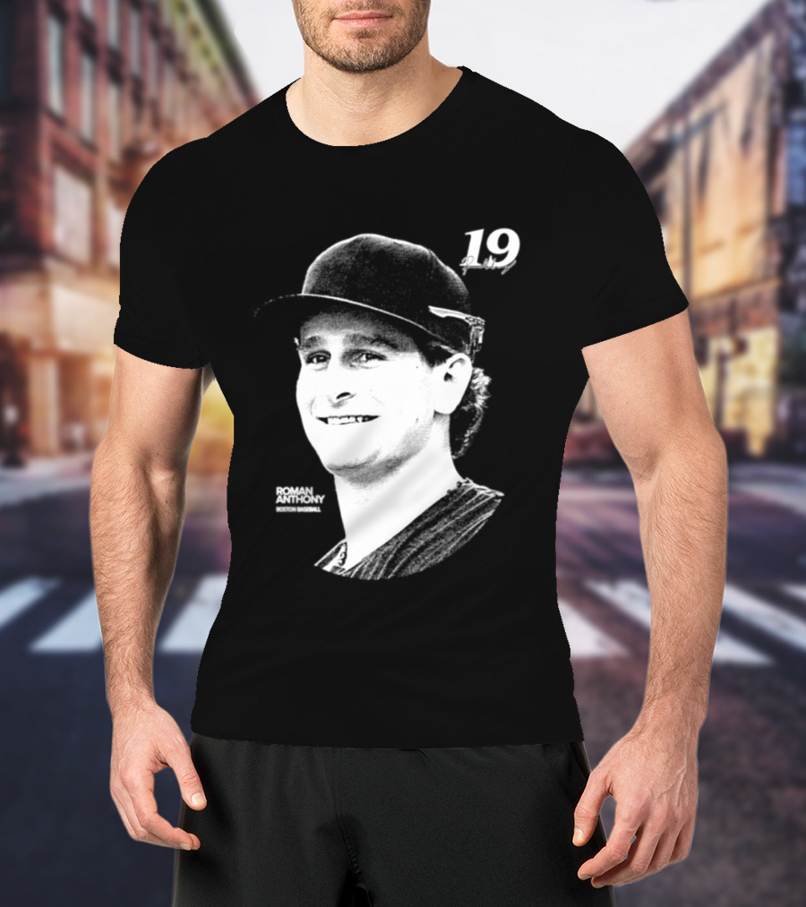Roman Anthony 19 Boston Red Sox MLB 2026 Lineage Series T-Shirt