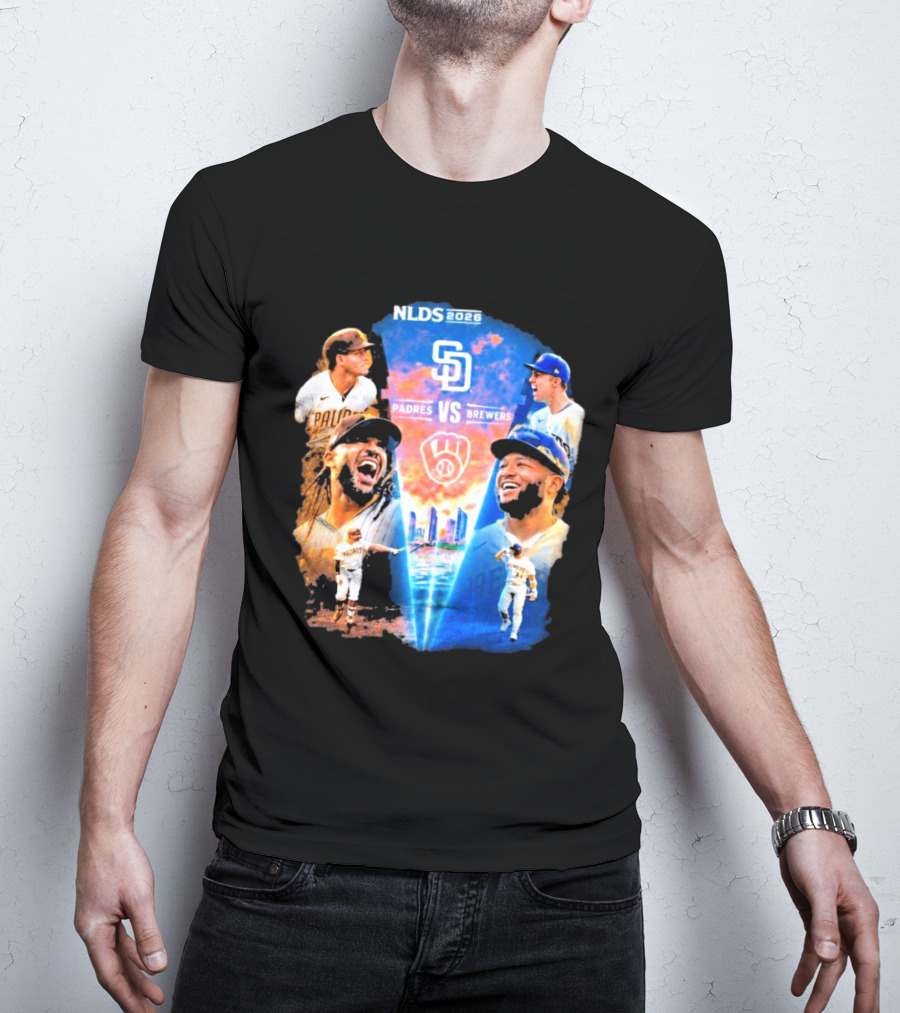 NLDS 2026 San Diego Padres Vs Milwaukee Brewers Showdown T-Shirt