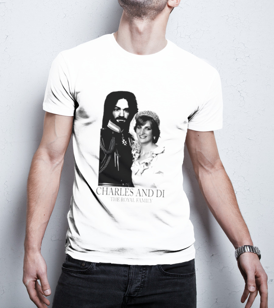 Charles Manson And Princess Diana Charles And Di The Royal Family T-Shirt