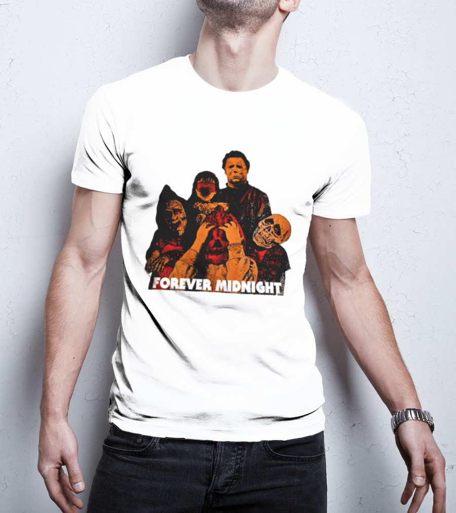 Forever Midnight Horror Icons Halloween Classic Characters T-Shirt