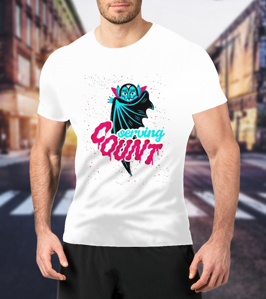 Serving Cunt Dracula Vampire Pastel Gothic Halloween T-Shirt