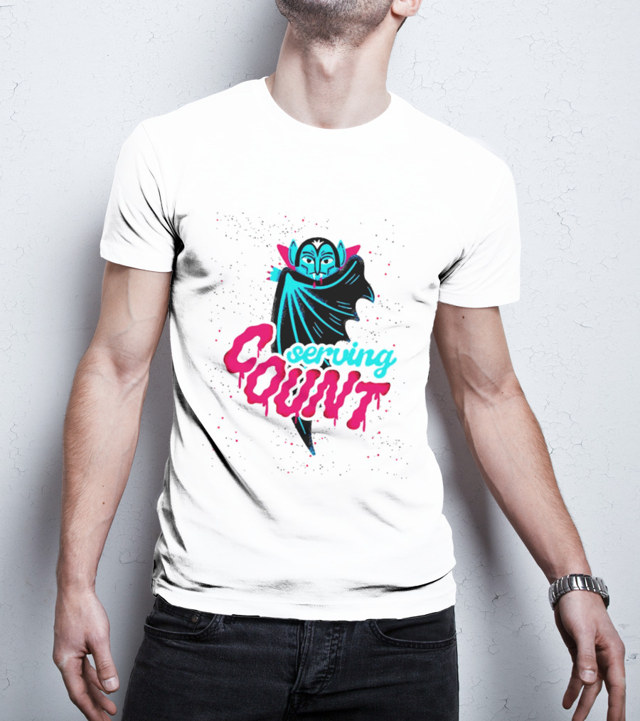 Serving Cunt Dracula Vampire Pastel Gothic Halloween T-Shirt