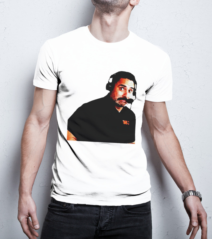Steve Sarkisian Headset Shocked Longhorns Face Meme T-Shirt