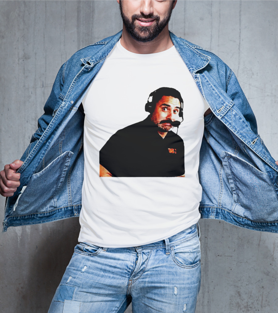 Steve Sarkisian Headset Shocked Longhorns Face Meme T-Shirt