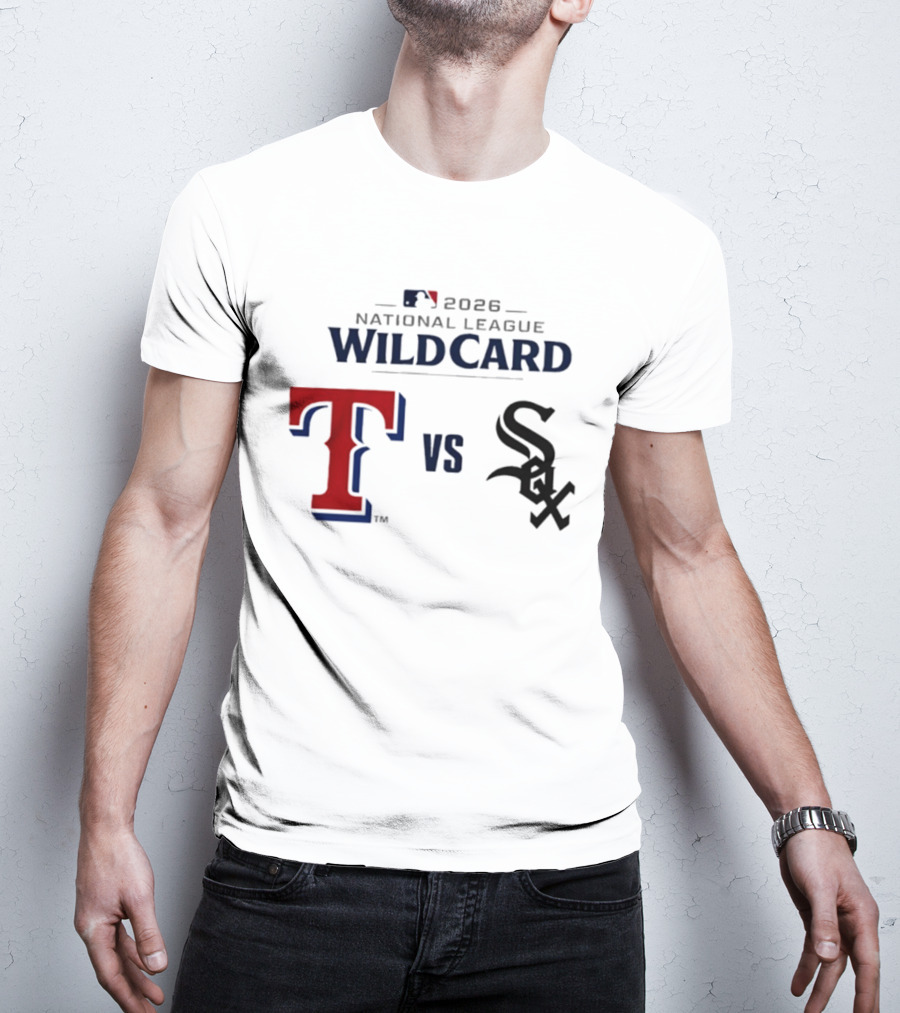 2026 MLB National League Wild Card Texas Rangers Vs Chicago White Sox T-Shirt