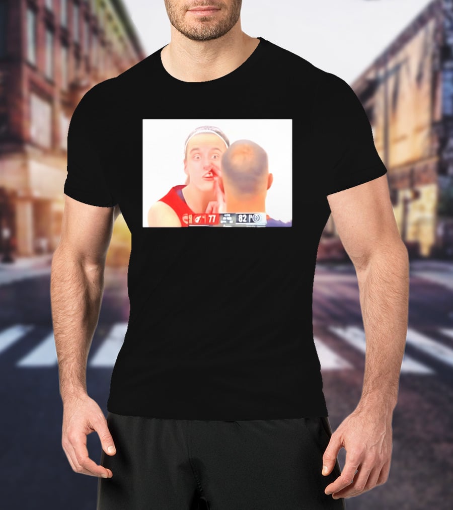 Caitlin Clark Indiana Fever Bleeding Incident Basketball Game Moment T-Shirt