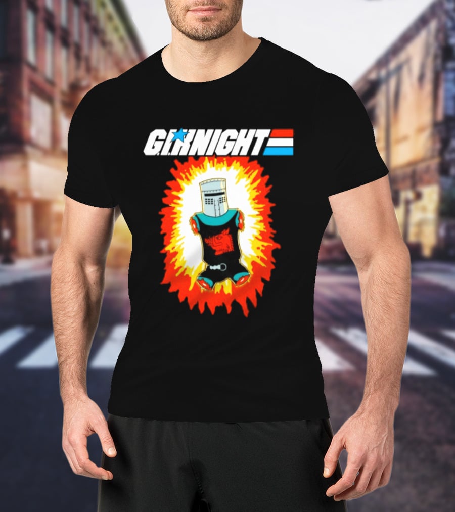 GI Night Black Knight Monty Python Exploding T-Shirt