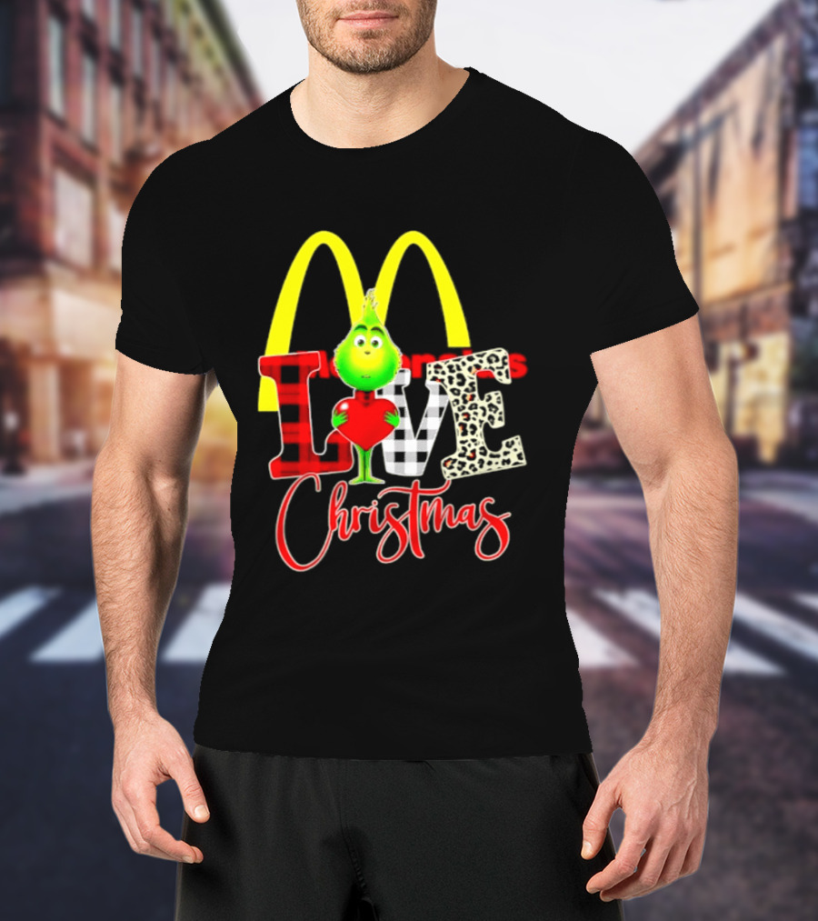 McDonald's Grinch Love Christmas 2026 Collaboration T-Shirt