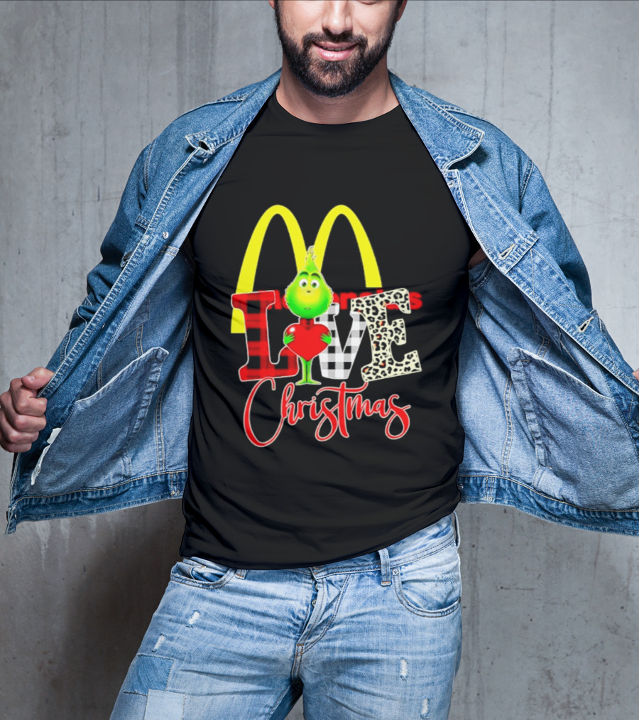 McDonald's Grinch Love Christmas 2026 Collaboration T-Shirt
