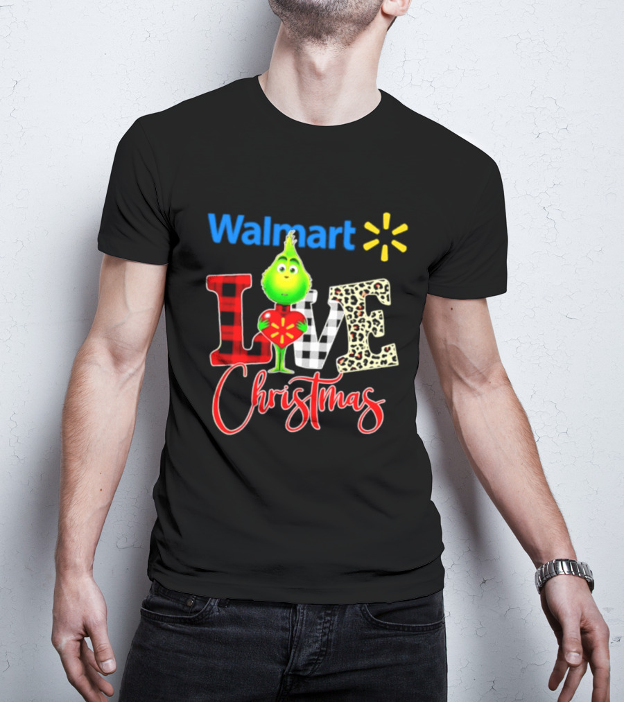 Walmart Grinch Love Christmas 2026 Cartoon T-Shirt