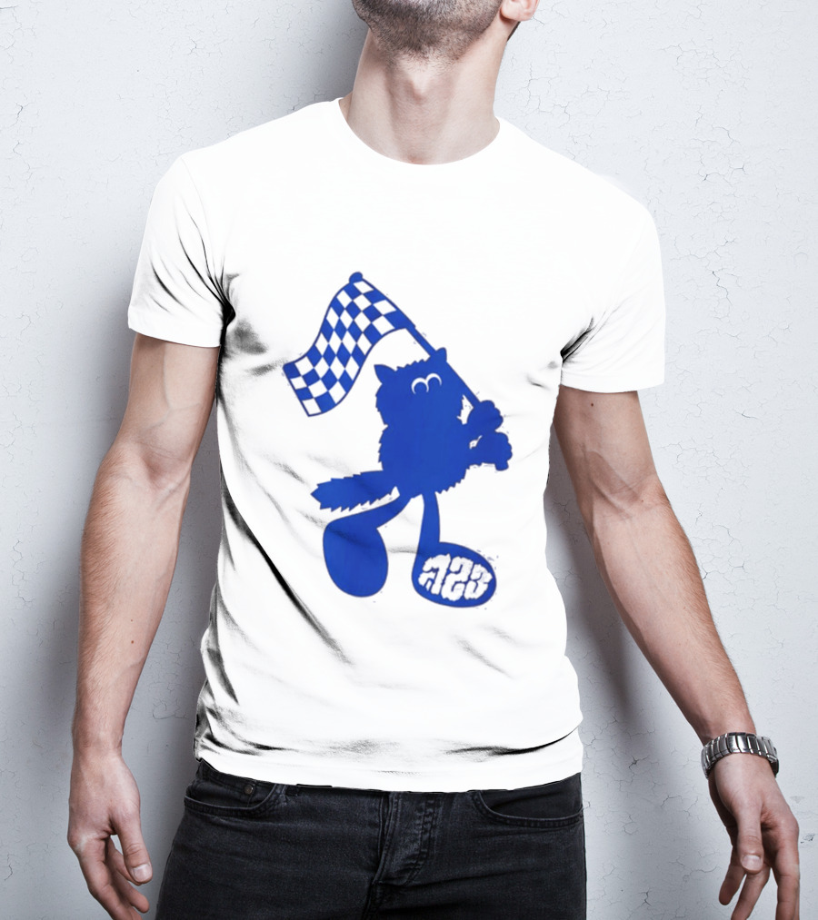 Alex Albon Quadrant Singapore Race Week Mascot 23 Checkered Flag T-Shirt