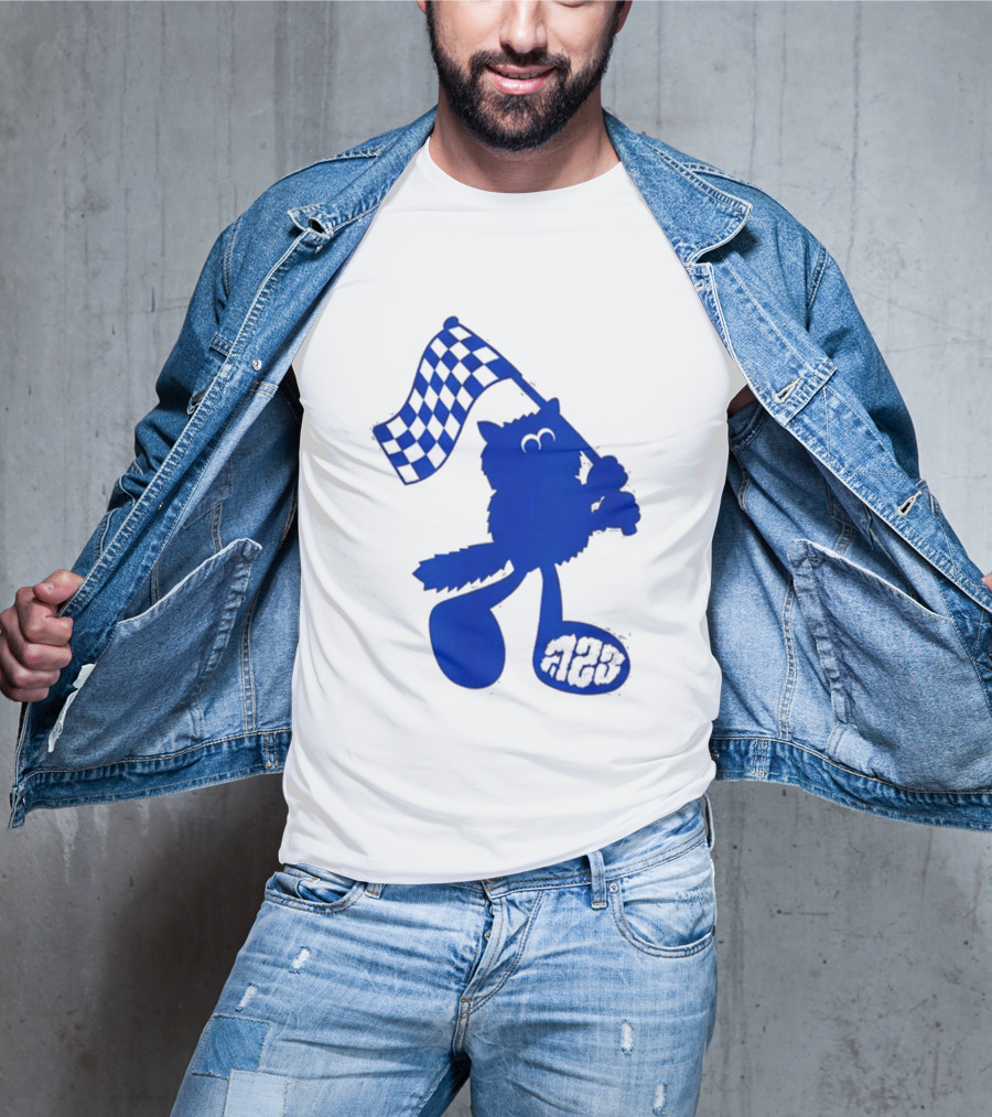 Alex Albon Quadrant Singapore Race Week Mascot 23 Checkered Flag T-Shirt