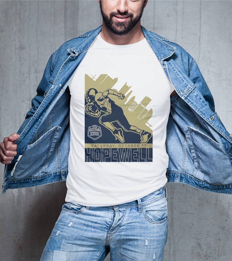 Hopewell Football Classic Saturday October 17 City Skyline T-Shirt