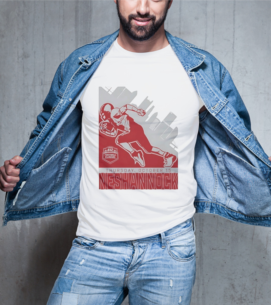 Neshannock 412 Football Classic Thursday October 15 Skyline T-Shirt
