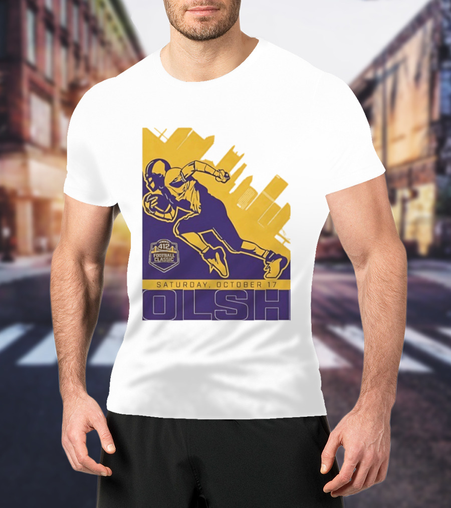 Olsh Football Classic Saturday October 17 City Skyline T-Shirt