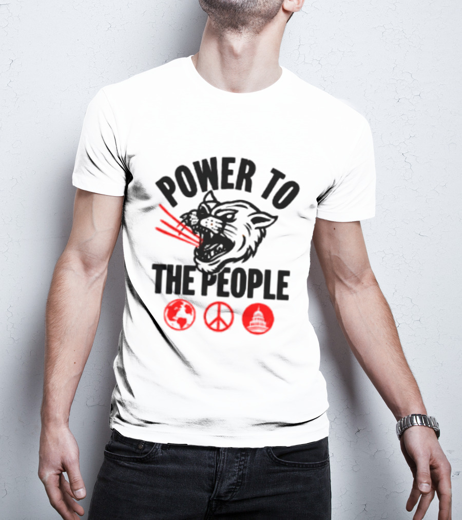 Power To The People 2026 Columbia MD October 3 Merriweather Post Pavilion The Tiger Peace T-Shirt