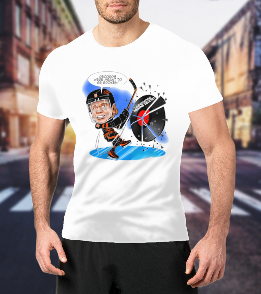 Records Were Meant To Be Broken Lindenwood Hockey Winning Record T-Shirt