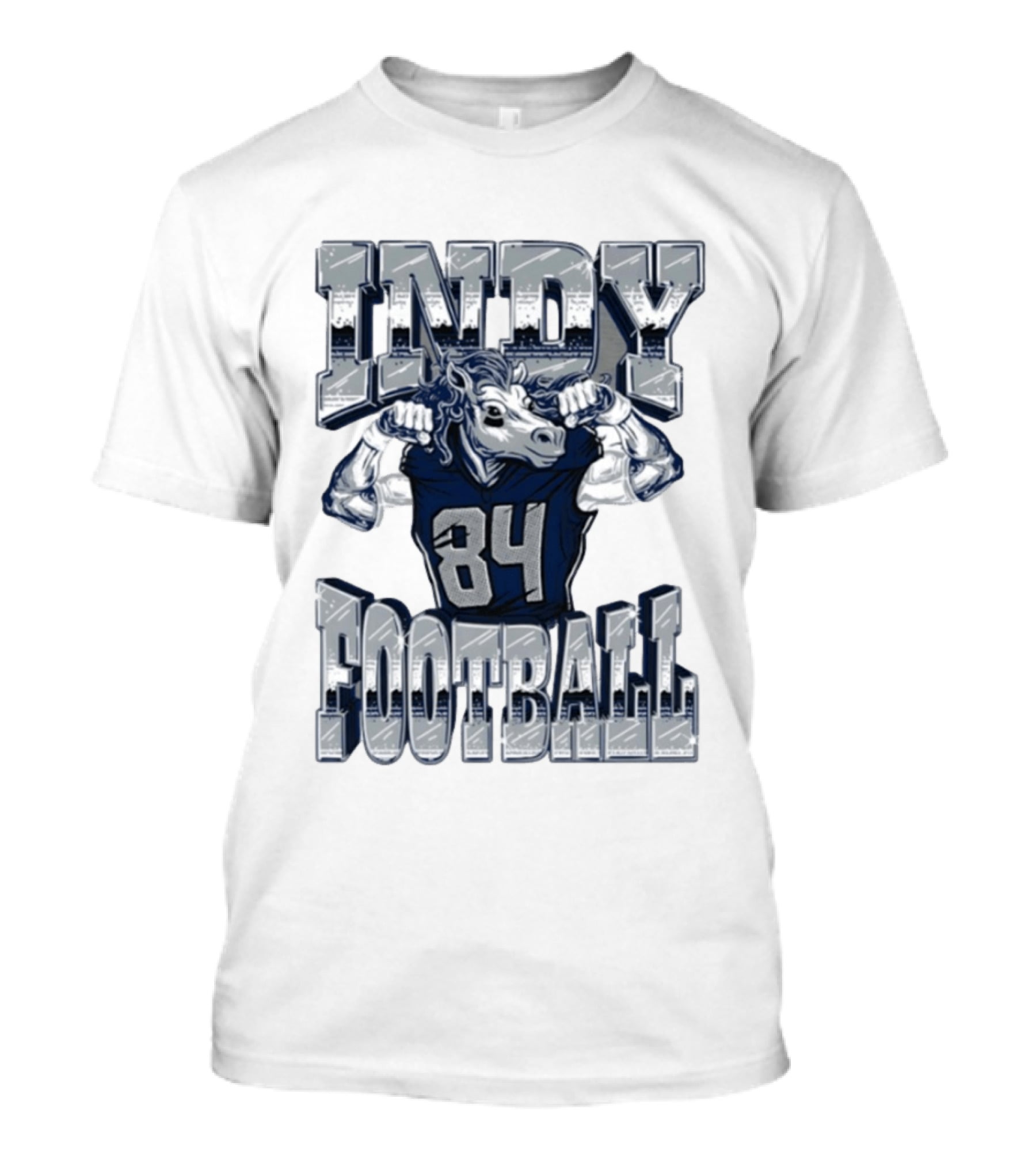 Indy Football Horse Power 84 Indianapolis Colts T-Shirt