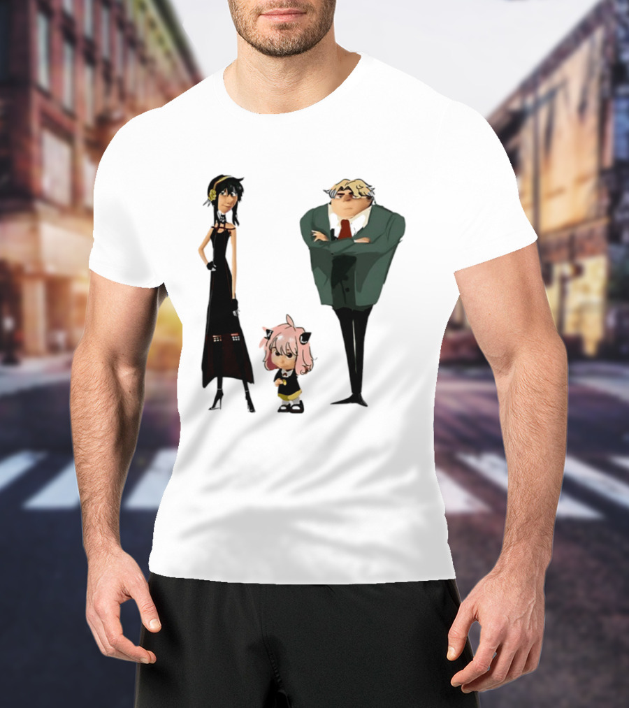 Despicable X Family Loid Forger Yor Forger Anya Forger Spy X Family Characters T-Shirt
