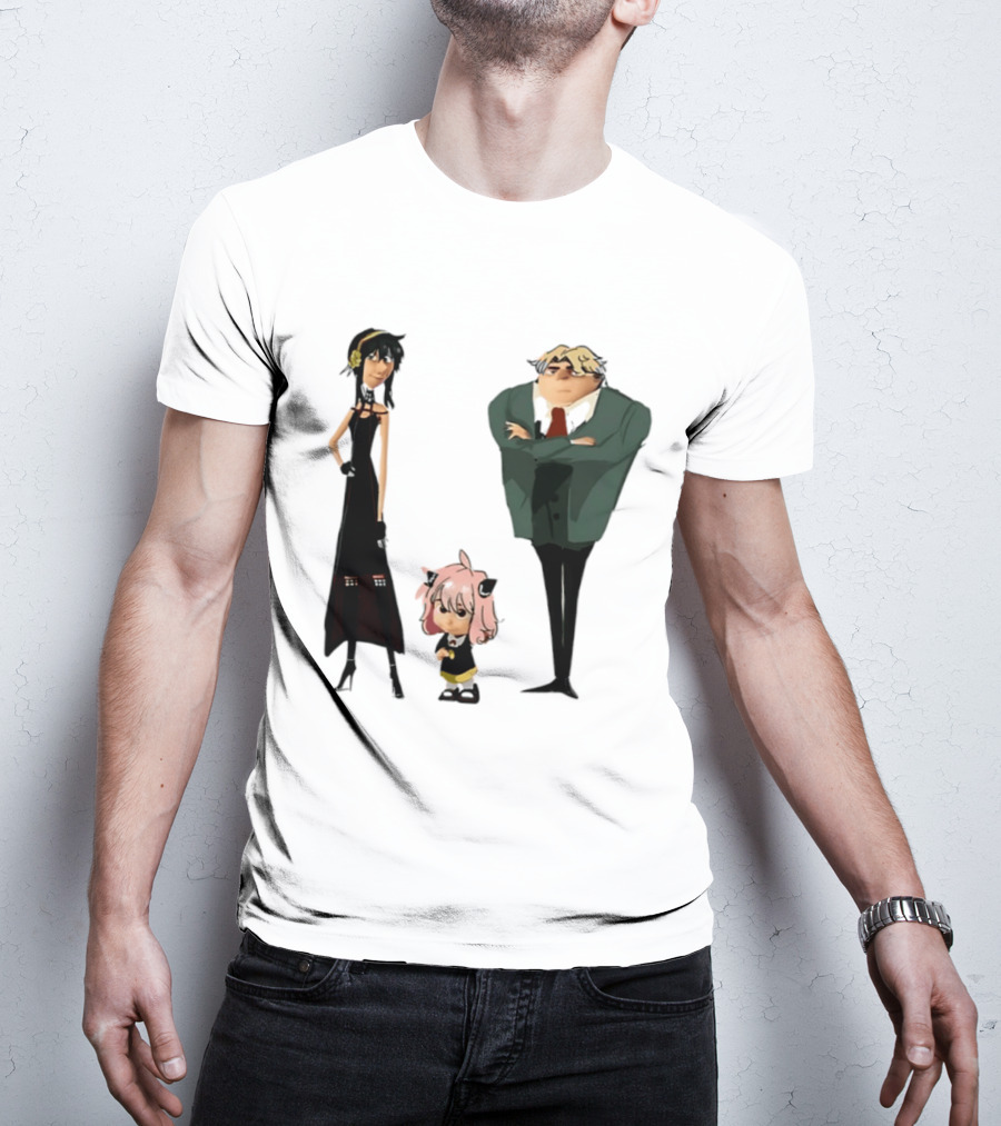 Despicable X Family Loid Forger Yor Forger Anya Forger Spy X Family Characters T-Shirt