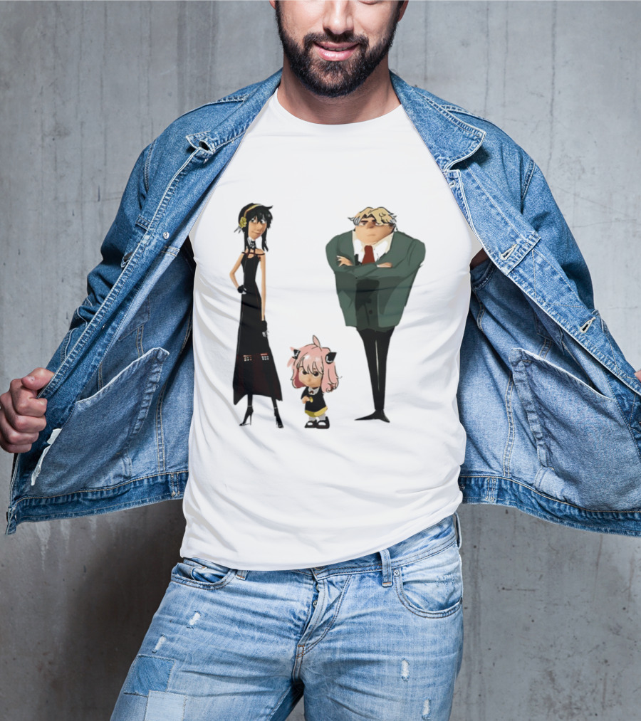 Despicable X Family Loid Forger Yor Forger Anya Forger Spy X Family Characters T-Shirt