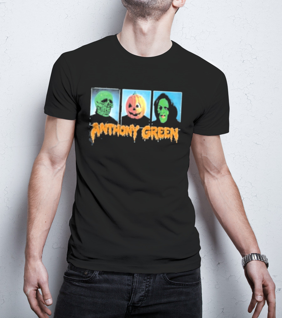 Anthony Green Forever Halloween Pumpkin Head Album T-Shirt