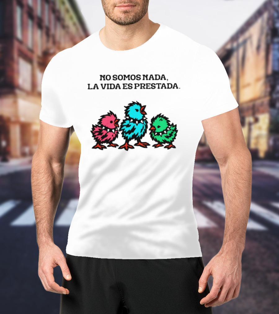 No Somos Nada La Vida Es Prestada Colorful Punk Chicks T-Shirt