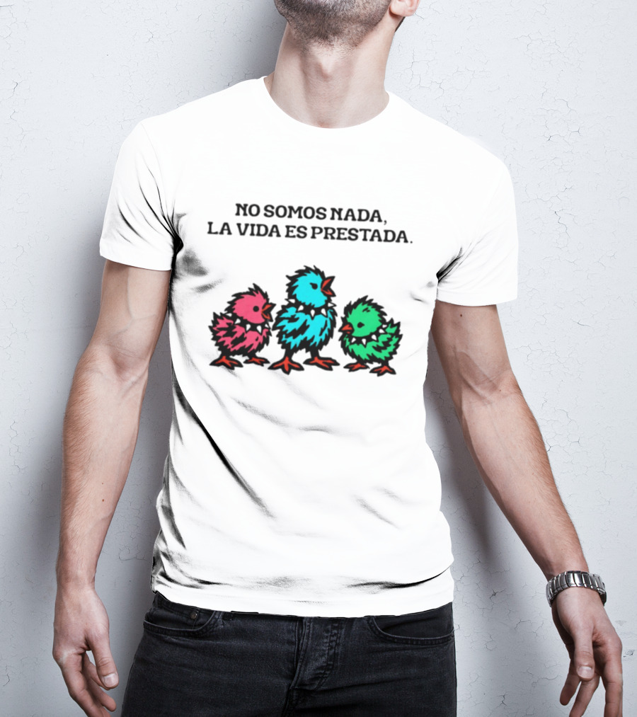 No Somos Nada La Vida Es Prestada Colorful Punk Chicks T-Shirt