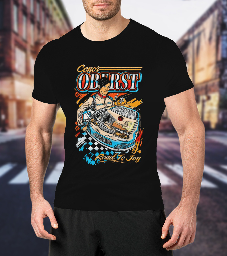 Conor Oberst Bright Eyes Road To Joy Nascar Bootleg T-Shirt