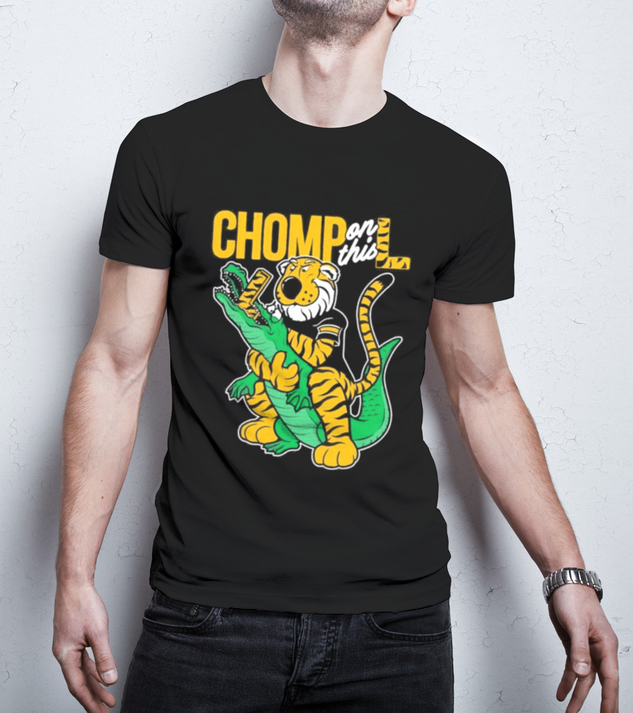 Missouri Chomp On This L Tiger And Alligator Face Off T-Shirt