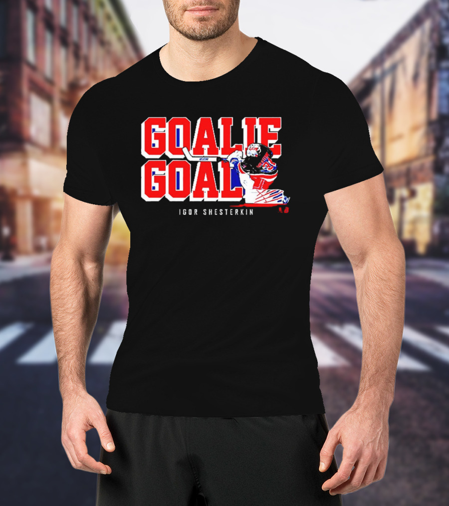 Goalie Goal Igor Shesterkin New York 31 T-Shirt