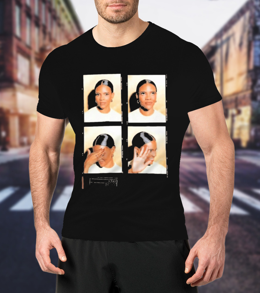 Strike A Pose Four Panel Expressions T-Shirt