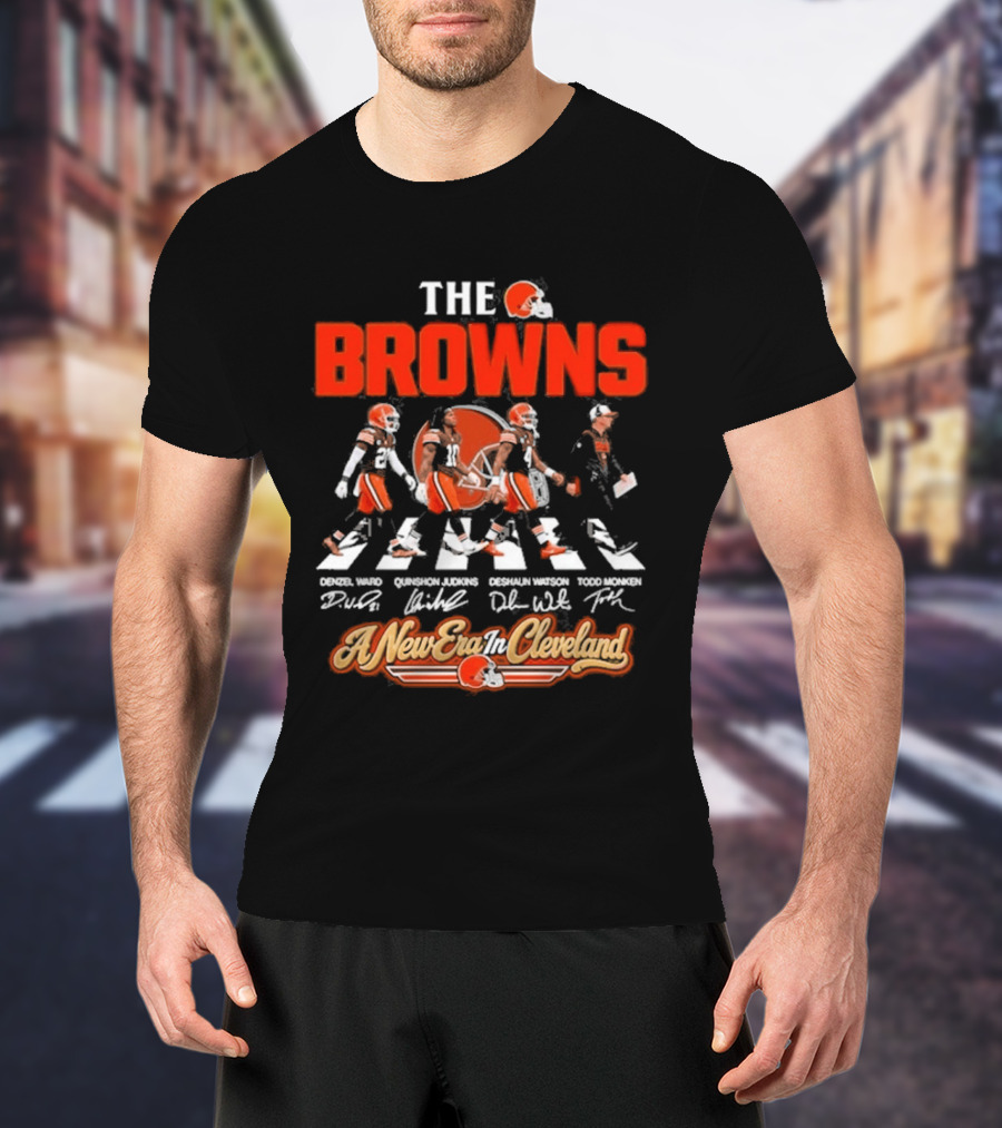 The Browns 2026 Football Team Abbey Road A New Era In Cleveland T-Shirt