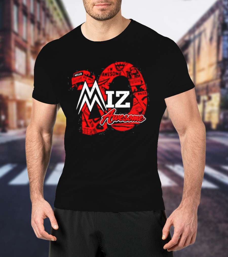 Miz Awesome 20 Years Anniversary Celebration WWE T-Shirt