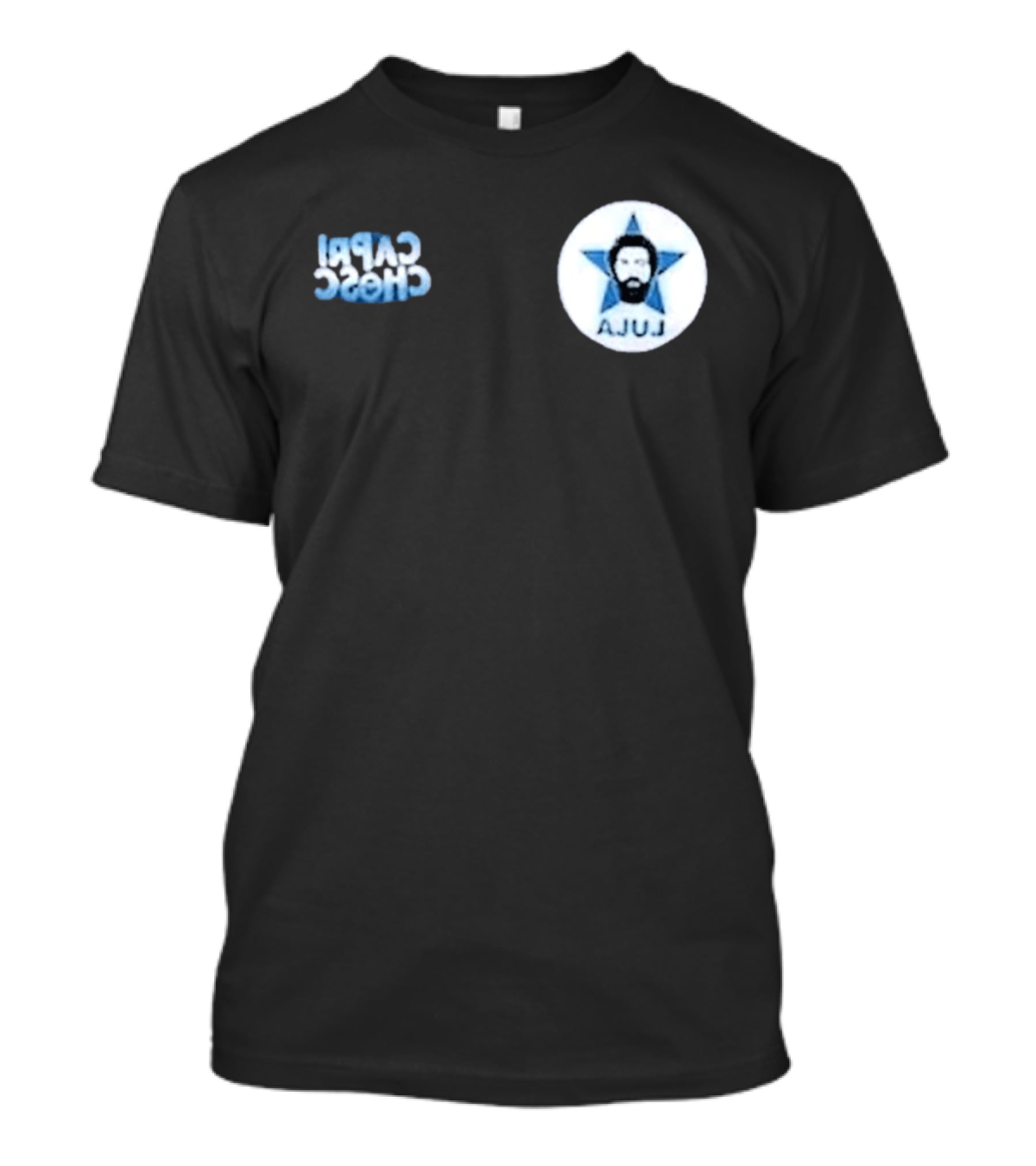 Lula Star Navy Capiroto Chefe Brazil President T-Shirt