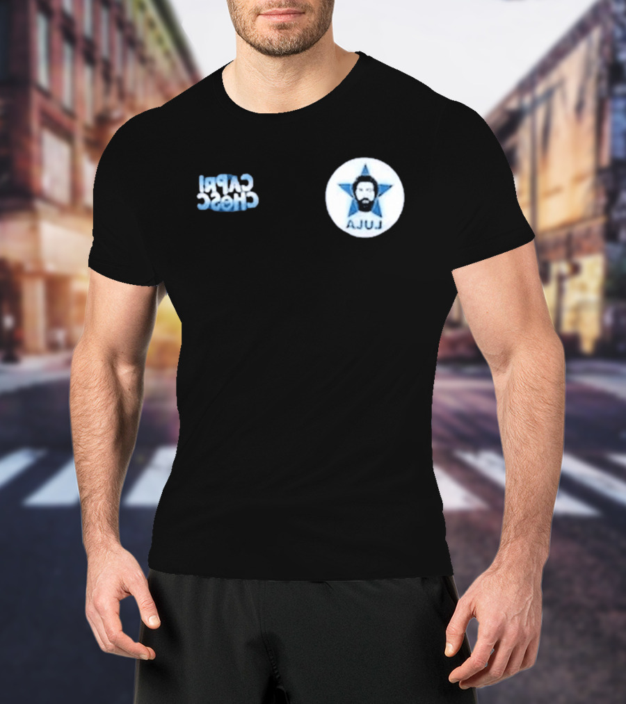 Lula Star Navy Capiroto Chefe Brazil President T-Shirt