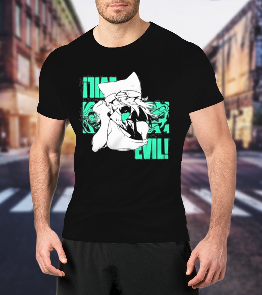 Issbrokie Neon Glow EVIL! Mysterious Aura Transformation T-Shirt