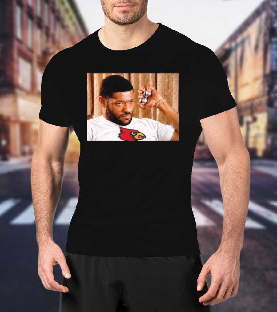 Laurence Fishburne Louisville Cardinals Mood Team Spirit T-Shirt