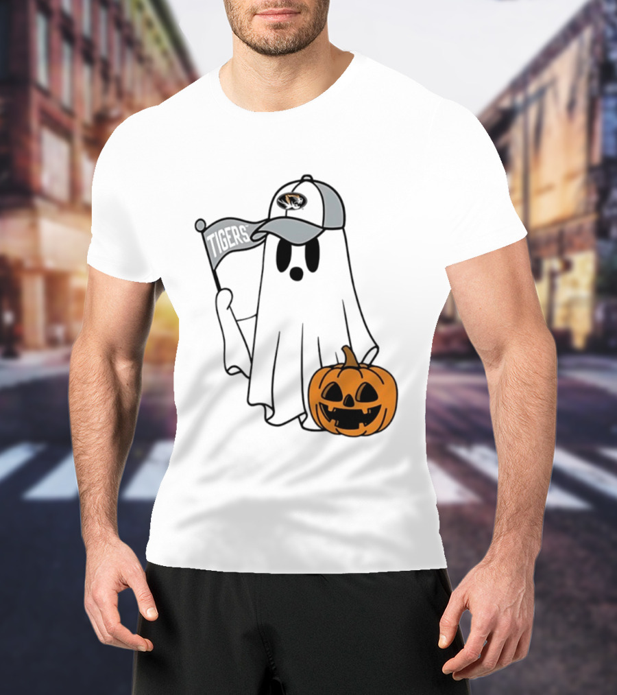 Missouri Tigers Halloween Ghost Pumpkin 2026 T-Shirt
