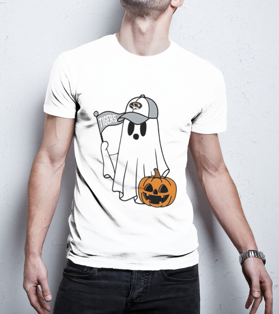 Missouri Tigers Halloween Ghost Pumpkin 2026 T-Shirt
